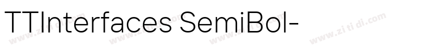 TTInterfaces SemiBol字体转换 TTInterfaces SemiBol字体转换